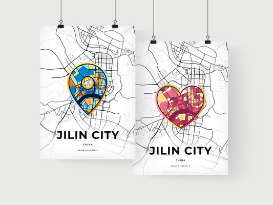 Jilin City China art print for couples