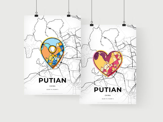 Putian China art print for couples