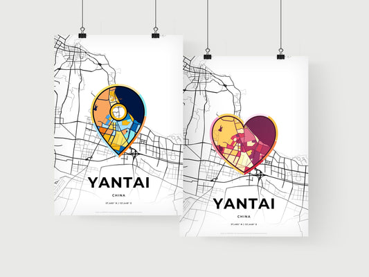 Yantai China art print for couples