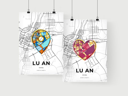 Lu An China art print for couples