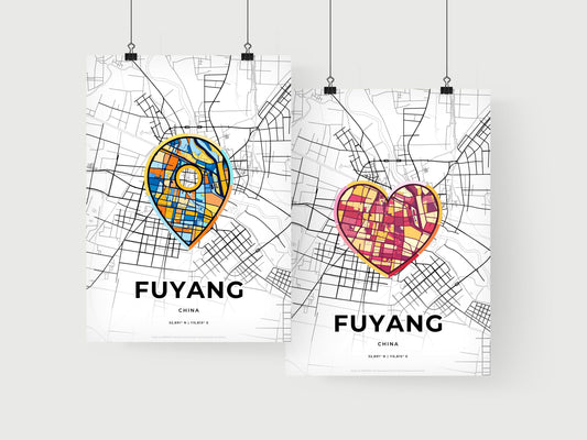 Fuyang China art print for couples