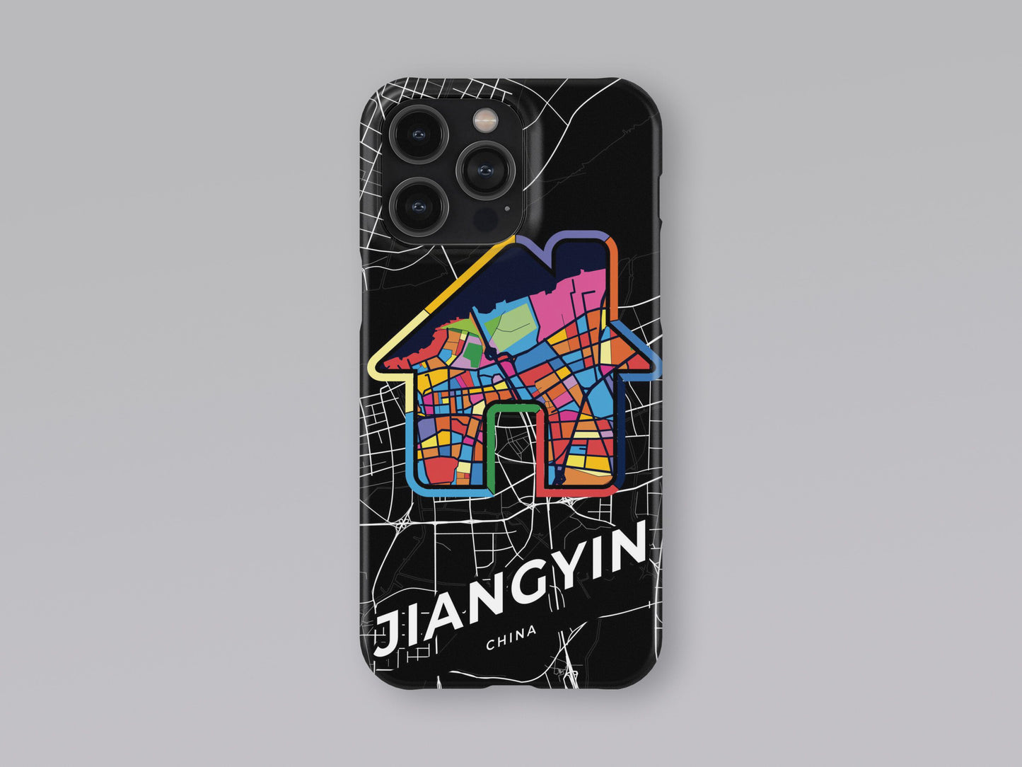 Jiangyin China slim phone case with colorful icon. Birthday, wedding or housewarming gift. Couple match cases. 3
