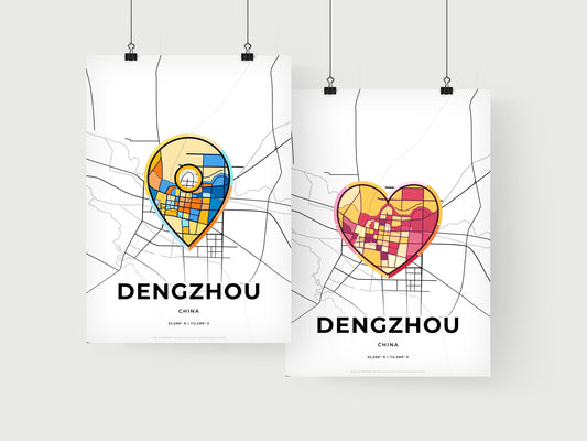Dengzhou China art print for couples