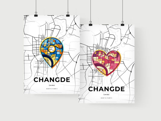 Changde China art print for couples
