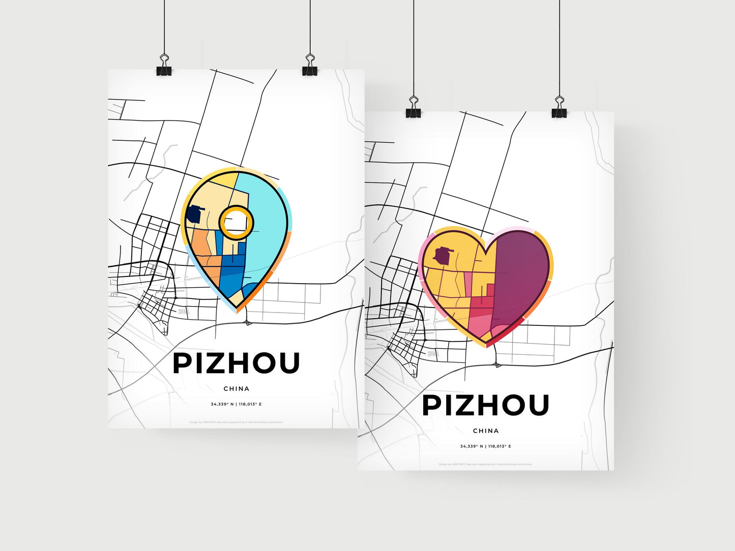 Pizhou China art print for couples