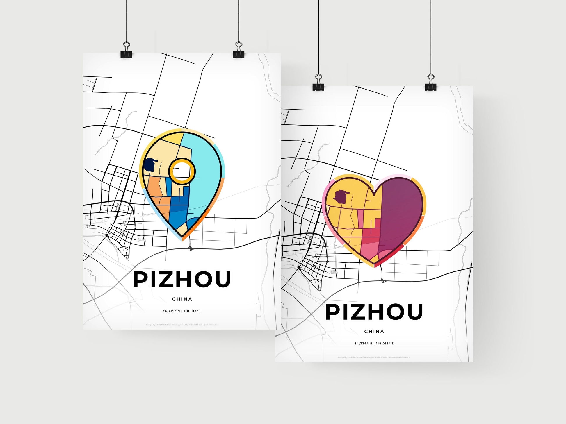 Pizhou China art print for couples