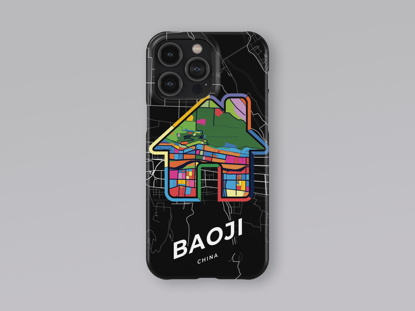 Baoji China slim phone case with colorful icon. Birthday, wedding or housewarming gift. Couple match cases. 3