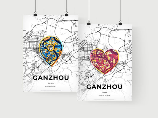 Ganzhou China art print for couples