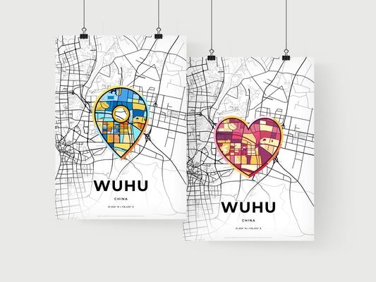 Wuhu China art print for couples