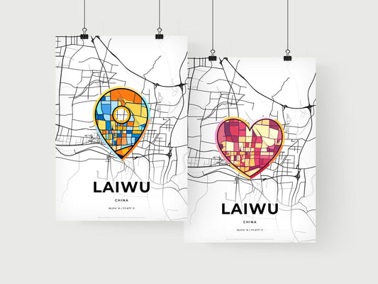 Laiwu China art print for couples