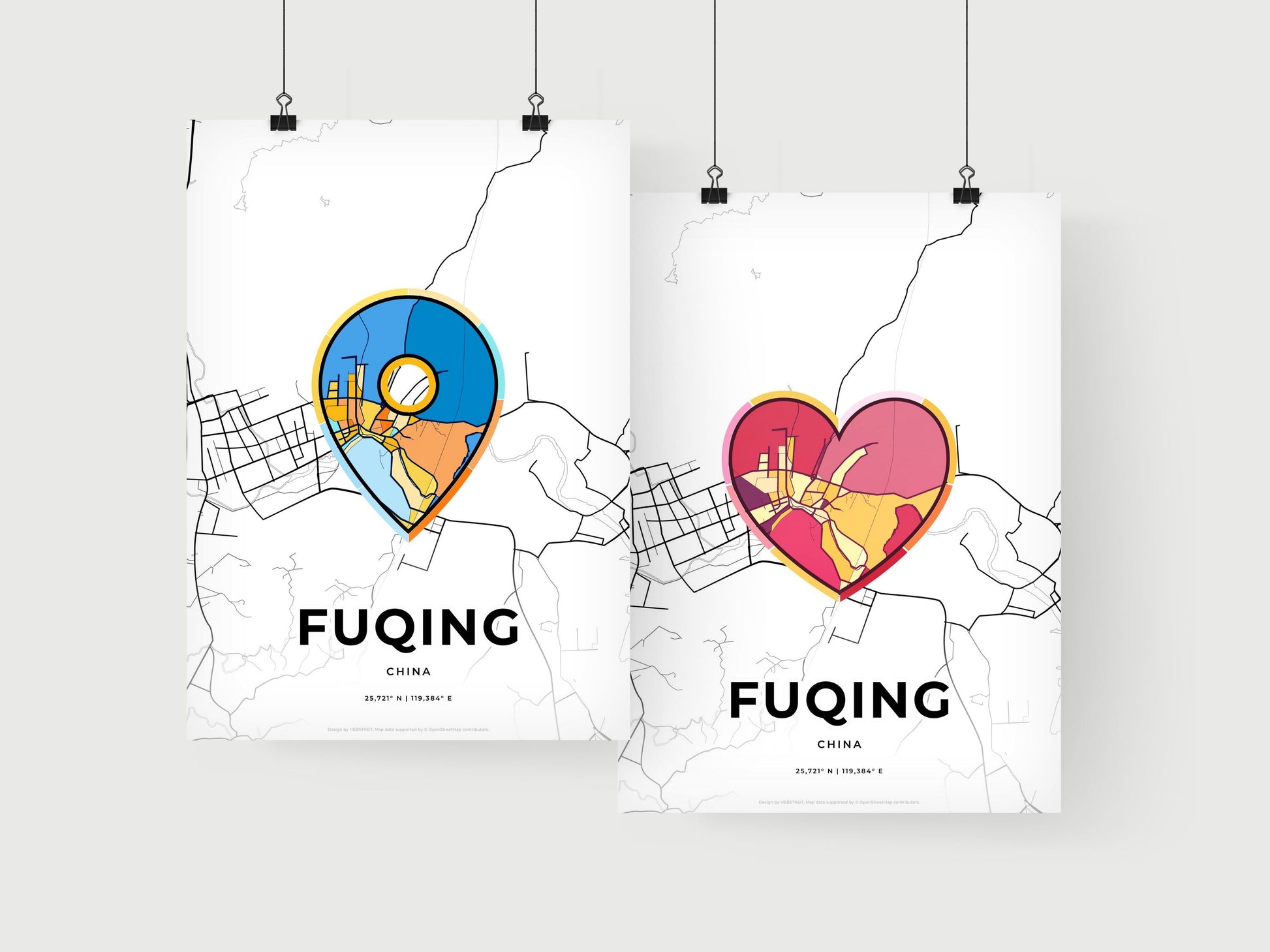 Fuqing China art print for couples