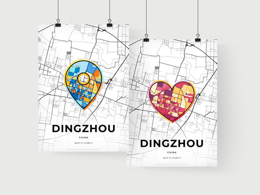 Dingzhou China art print for couples
