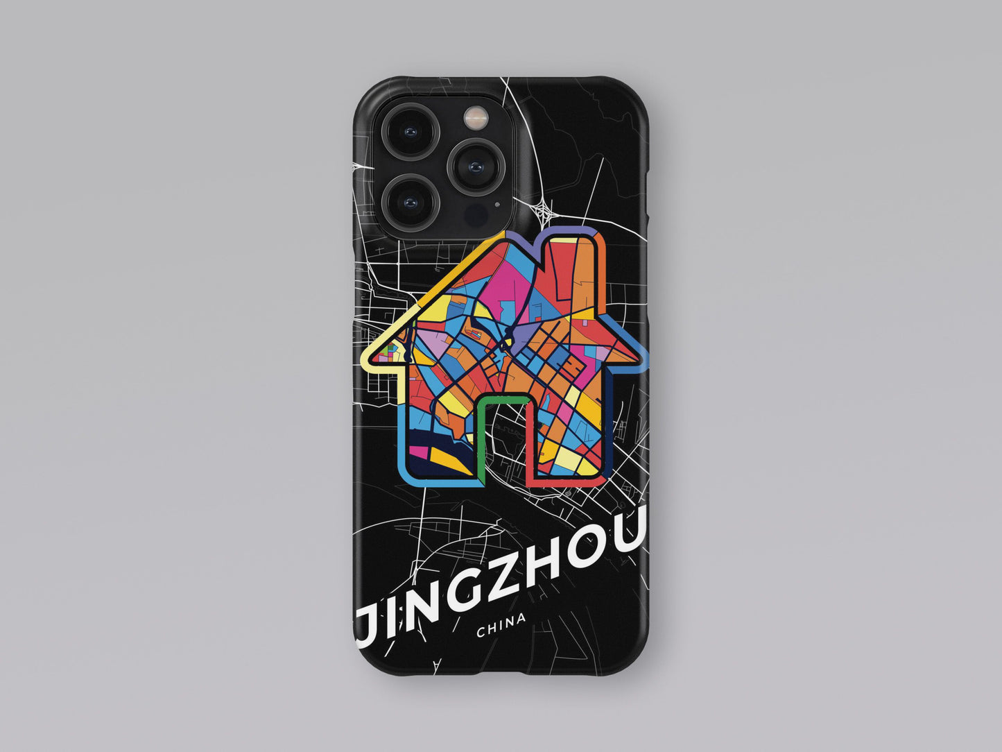 Jingzhou China slim phone case with colorful icon. Birthday, wedding or housewarming gift. Couple match cases. 3