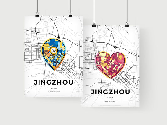 Jingzhou China art print for couples