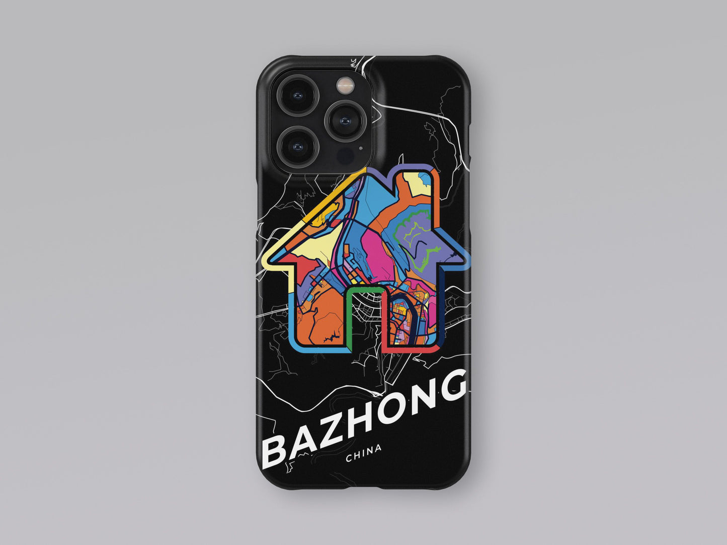 Bazhong China slim phone case with colorful icon. Birthday, wedding or housewarming gift. Couple match cases. 3