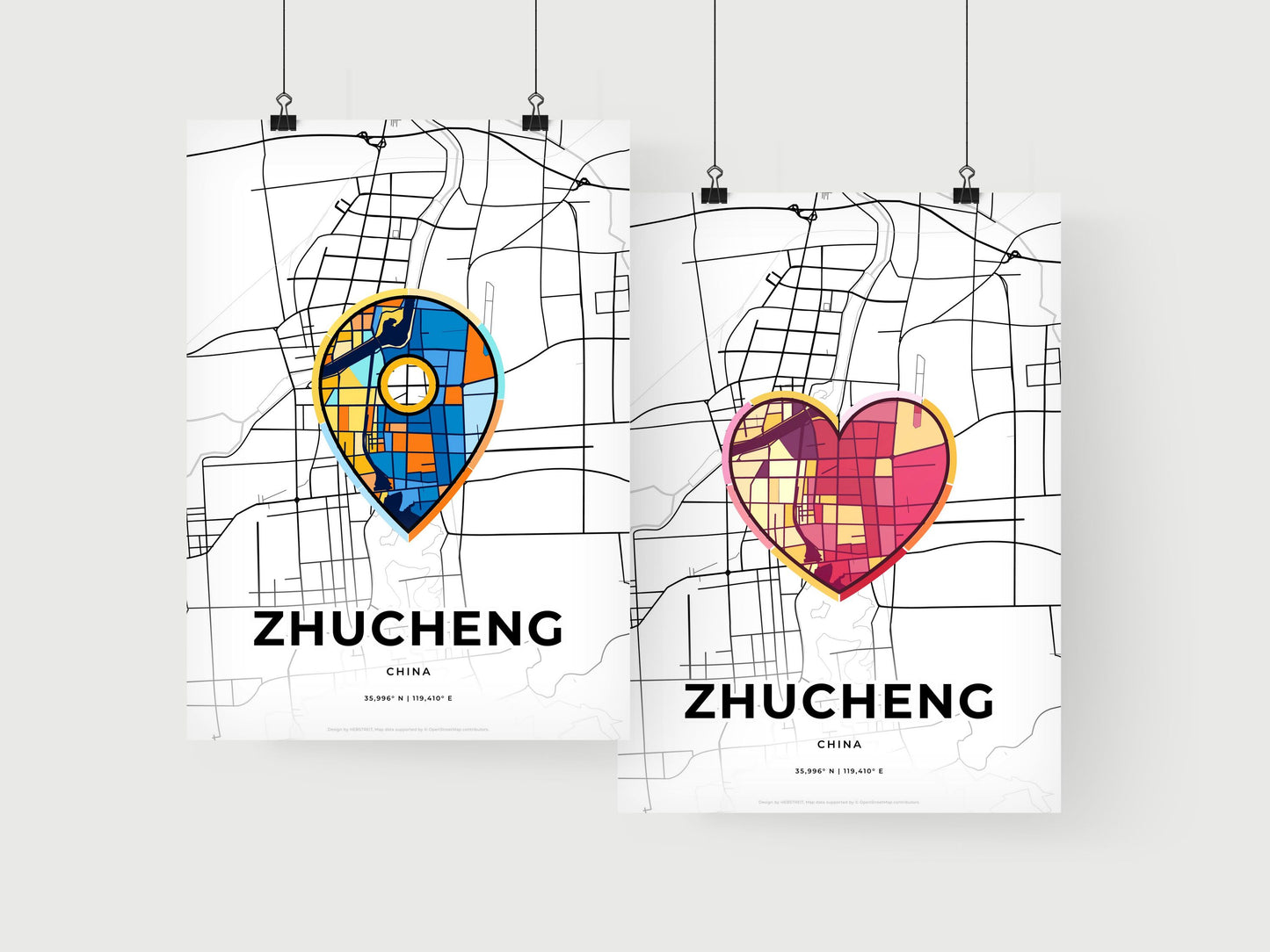 Zhucheng China art print for couples