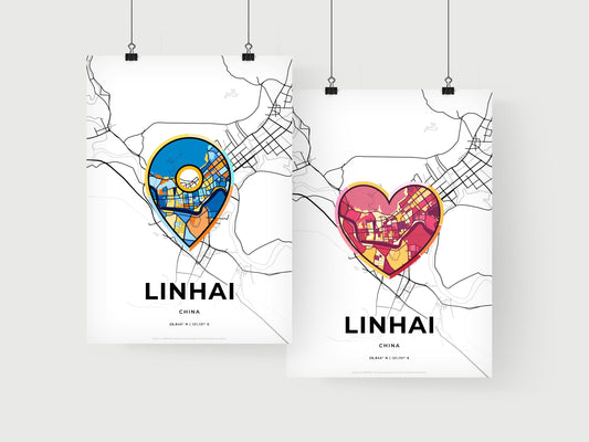 Linhai China art print for couples