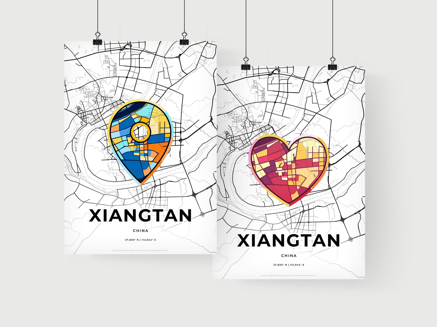 Xiangtan China art print for couples