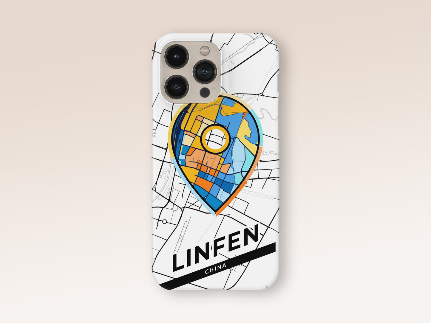 Linfen China slim phone case with colorful icon. Birthday, wedding or housewarming gift. Couple match cases. 1