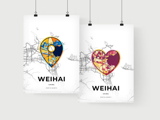 Weihai China art print for couples