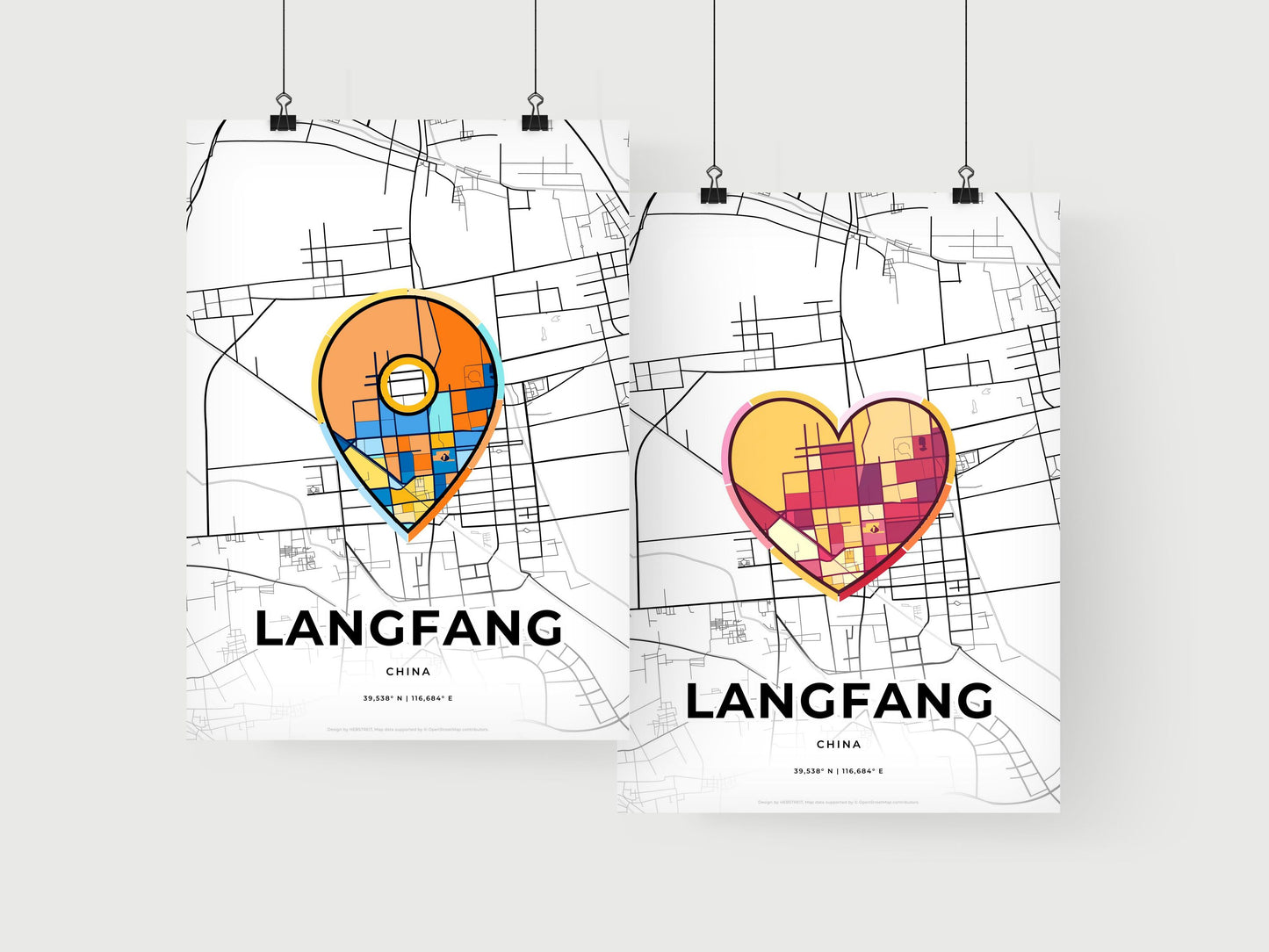 Langfang China art print for couples
