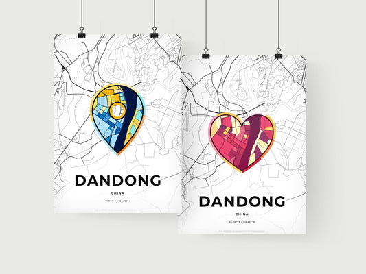 Dandong China art print for couples
