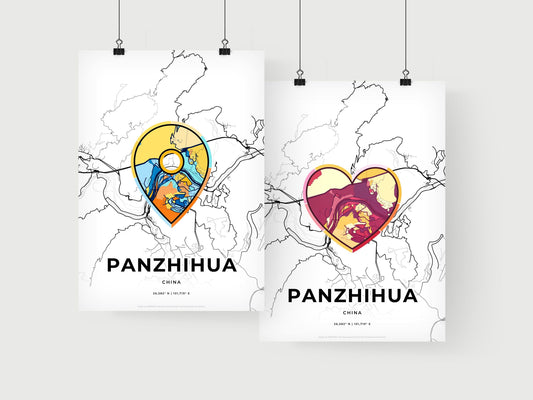 Panzhihua China art print for couples