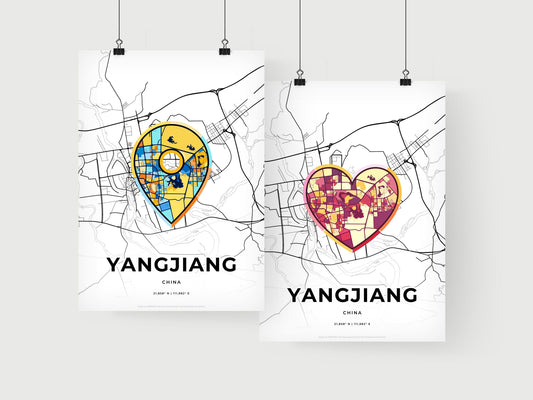 Yangjiang China art print for couples