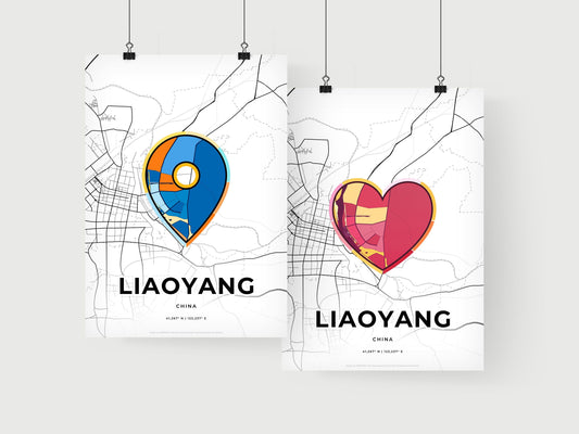 Liaoyang China art print for couples