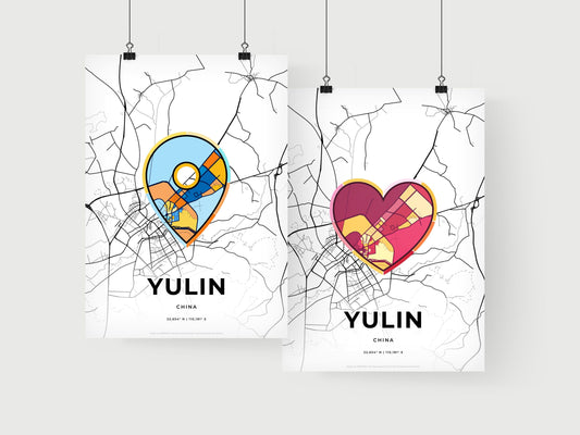 Yulin China art print for couples