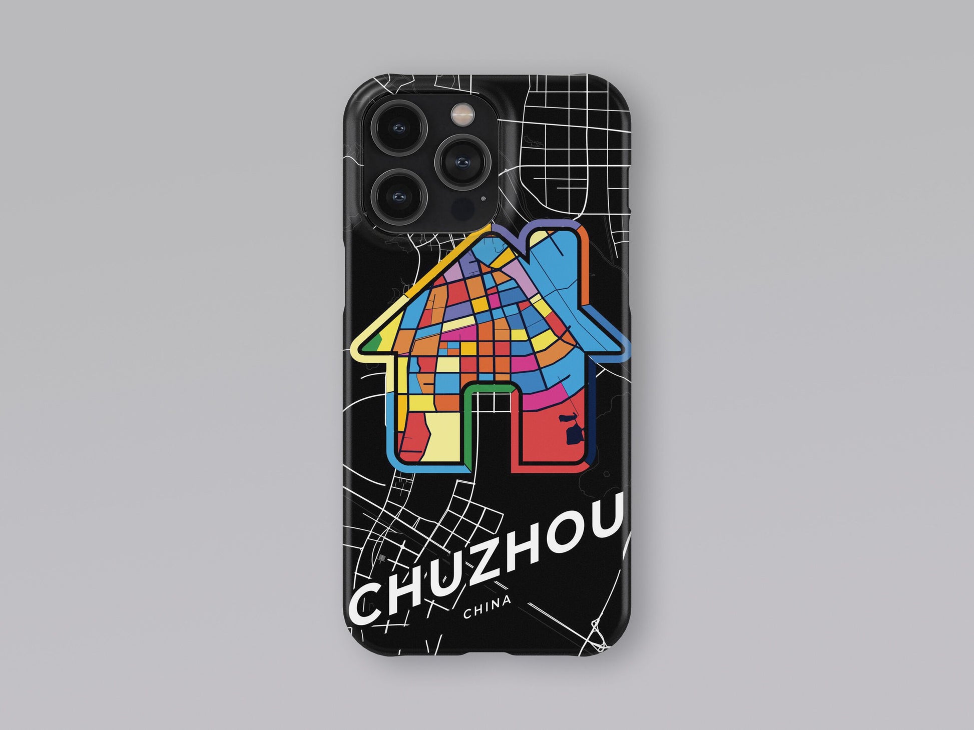 Chuzhou China slim phone case with colorful icon. Birthday, wedding or housewarming gift. Couple match cases. 3
