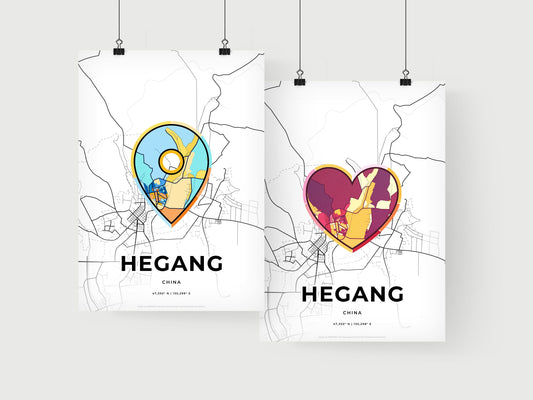 Hegang China art print for couples