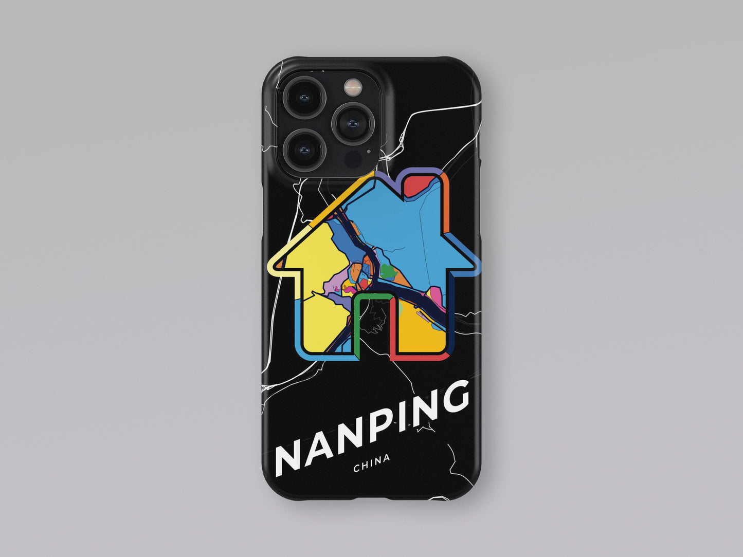 Nanping China slim phone case with colorful icon 3