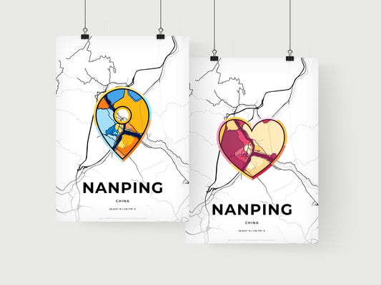 Nanping China art print for couples