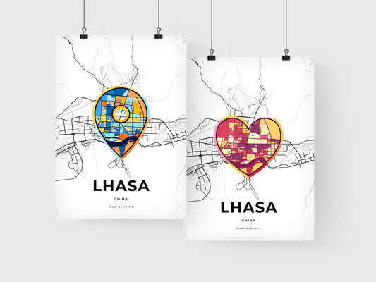 Lhasa China art print for couples