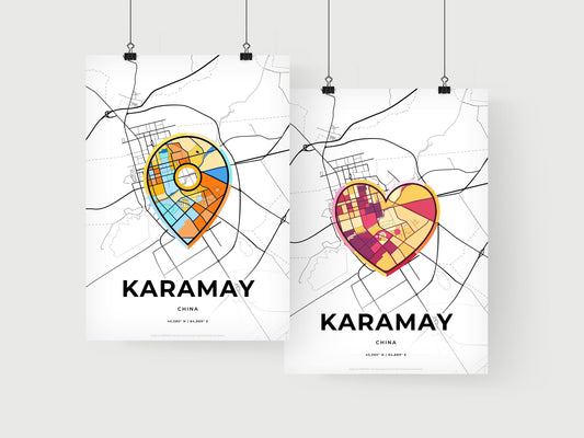 Karamay China art print for couples