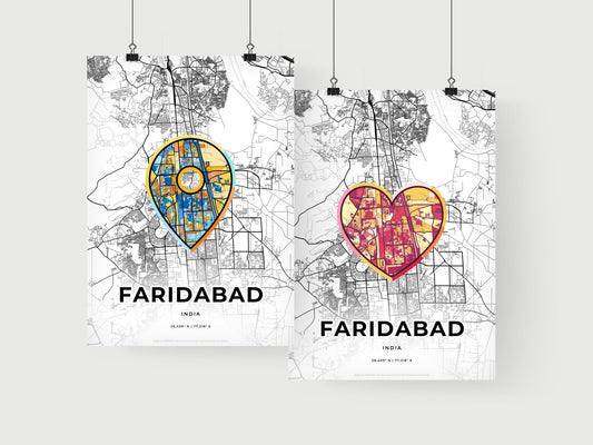 Faridabad India art print for couples