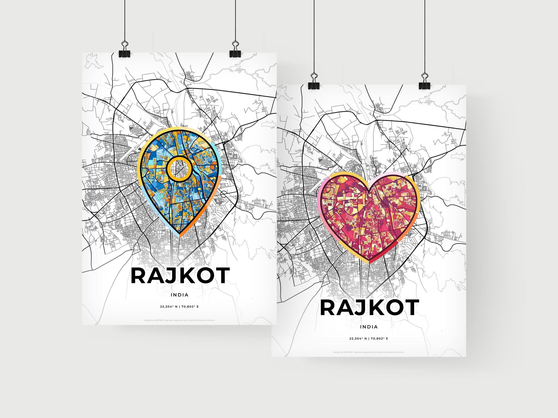 Rajkot India art print for couples