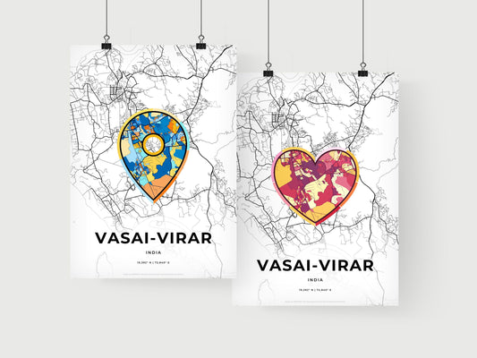 Vasai-Virar India art print for couples