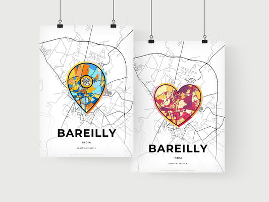 Bareilly India art print for couples