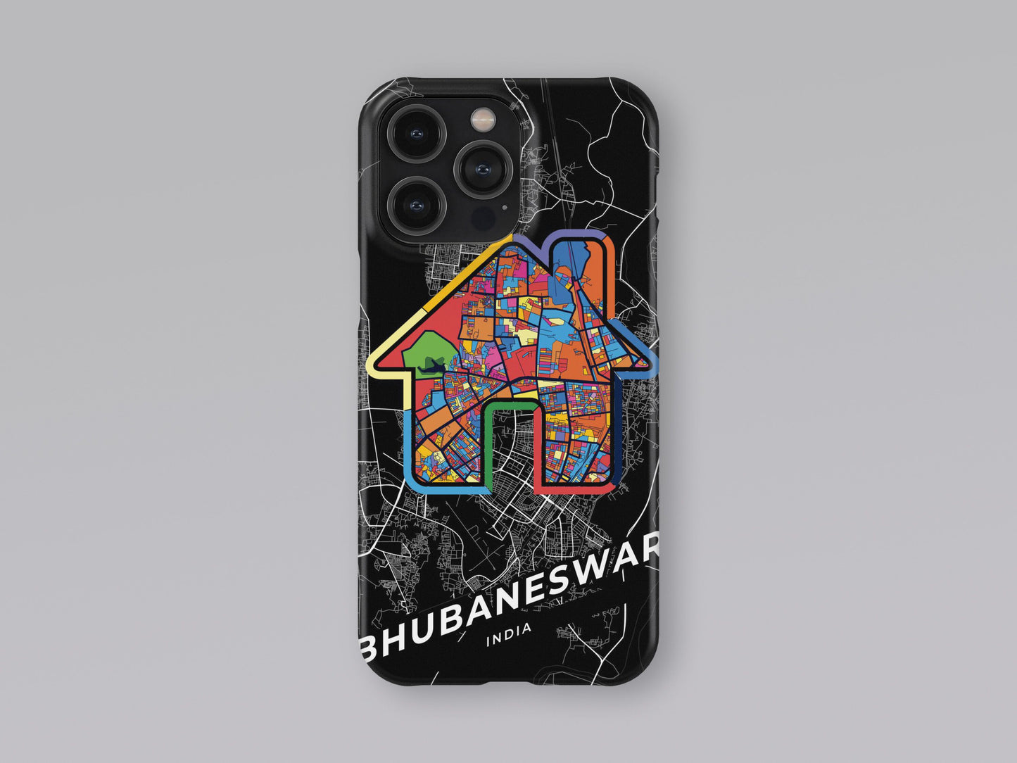 Bhubaneswar India slim phone case with colorful icon. Birthday, wedding or housewarming gift. Couple match cases. 3