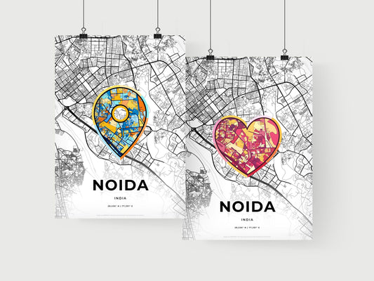 Noida India art print for couples