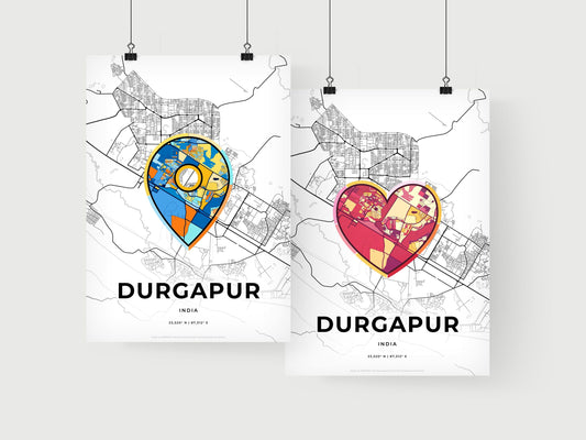Durgapur India art print for couples