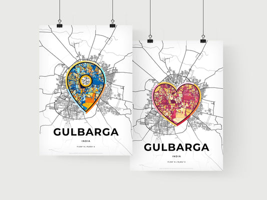Gulbarga India art print for couples