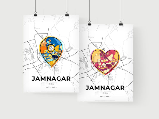 Jamnagar India art print for couples