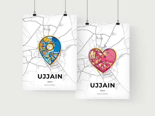 Ujjain India art print for couples
