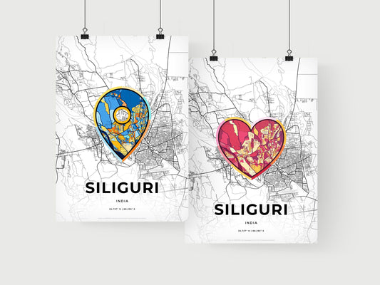 Siliguri India art print for couples