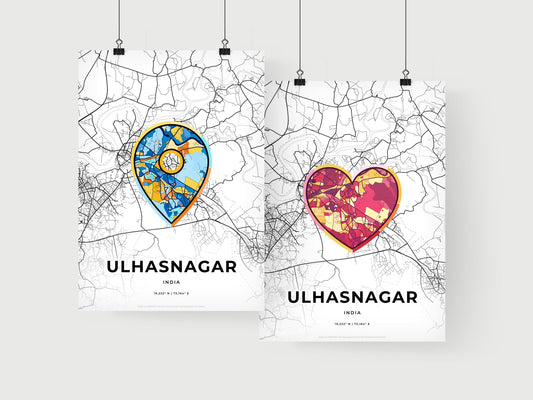 Ulhasnagar India art print for couples