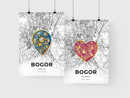 Bogor Indonesia art print for couples