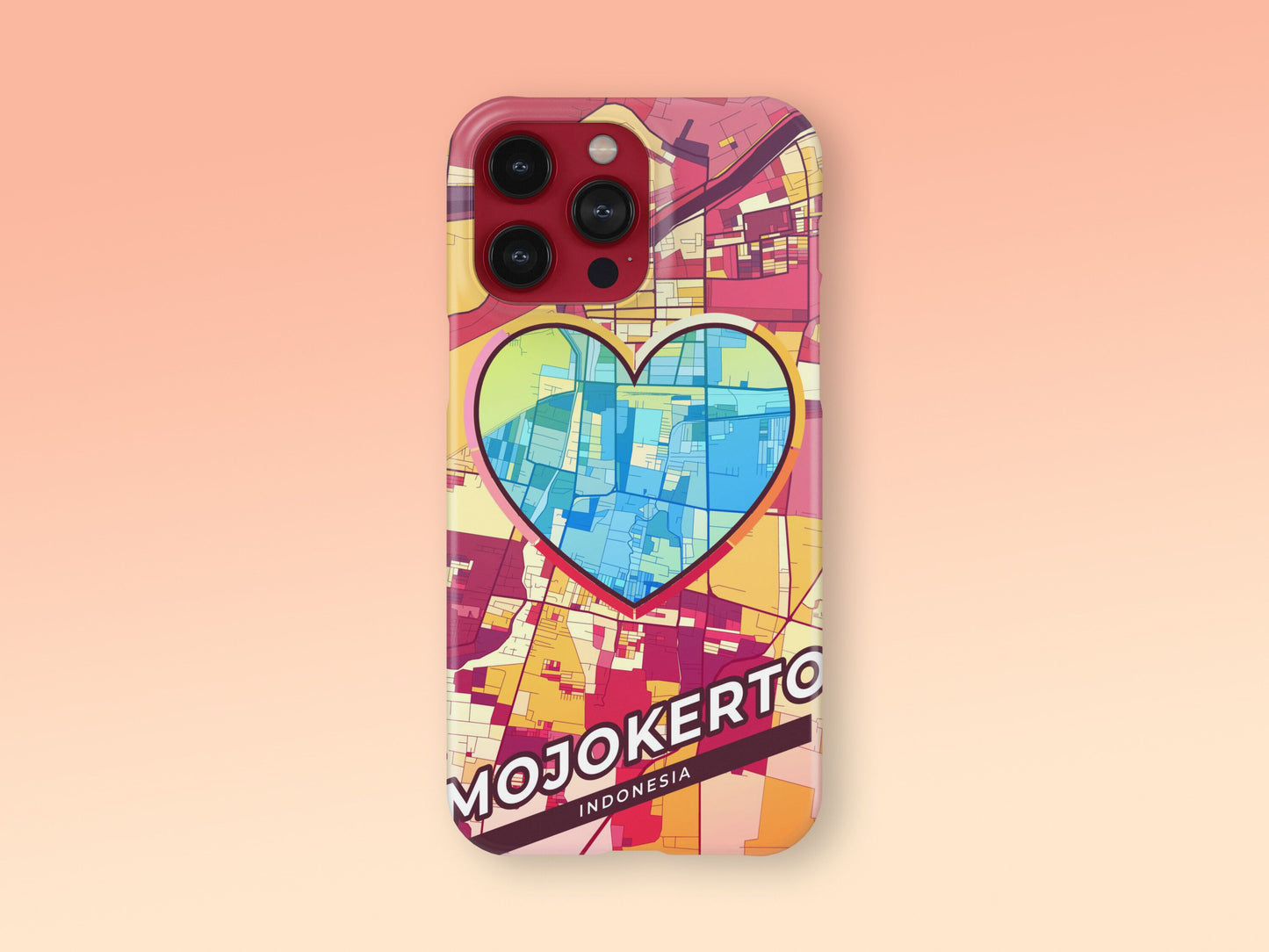 Mojokerto Indonesia slim phone case with colorful icon 2